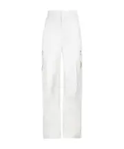 Bottega Veneta Lightweight Cargo Pants IT40,IT38 White