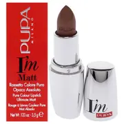 Pupa Milano I Am Matte Pure Colour Lipstick - 015 Tempting Taupe For Women 0.123 oz Lipstick