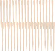 Beavorty 200 Pcs Eyebrow Wax Sticks Wooden Waxing Sticks Wax Applicator Sticks Eyebrow Lip Nose Wax Sticks for Hair Removal Spa Home Use Facial Body Small Wax Sticks