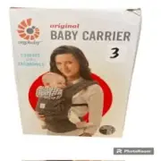 Ergobaby Original Baby Carrier Black Twill Pattern 3 Position New Sealed Box