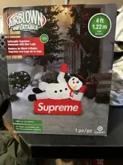 Supreme Large Inflatable Snowman FW22 Brand New Authentic Red
