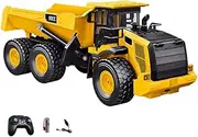 RC Dump Truck,Remote Control Dump Truck 9 Channel with Lights/Sounds for Adults,RC Construction Vehicles Toys for Boys Kids,Toys Car Gift