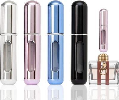 Portable Mini Refillable Perfume Atomizer Bottle, Travel Size Refillable Perfume