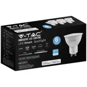 6PK VTAC RGB Smart Dimmable Spotlight Bulbs 5.5W GU10 Illuminated w/ Samsung LED