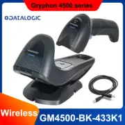 Datalogic Gryphon GM4500 GM4500-BK-433K1 Wireless 2D Barcode Scanner w USB Cable