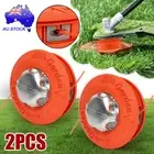 2PCS M10 Twister Bump Feed Line Trimmer Head Whipper Snipper Grass Brush Cutter