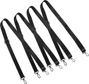 Horse Blanket Leg Straps 4 Pack Elastic and Adjustable Nylon Leg Straps for Comfort and Longevity