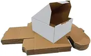 100PCS Mailing Box 150 x 150 x 75mm Die Cut Mailer Shipping Packing Corrugated Box