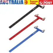 T-Shaped Square Bow Ruler Stainless Steel Universal for Recurve/Compound Bow