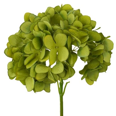 6 Pcs Artificial Green Seoul Hydrangea Flowers With 67CM Stem Whole Sale Price
