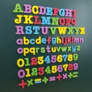 Magnetic Letters Numbers Alphabet ABC 123 Fridge Magnets Plastic Educational Pre