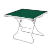 Mahjong Poker Game Table Portable MaJiang Folding Card Board Blackjack Domino Gaming Desk Lightweight for Camping Picnic Green