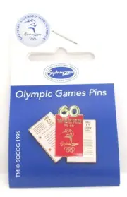 60 WEEKS TO GO CALENDER DATE SYDNEY OLYMPIC GAMES 2000 PIN BADGE COLLECT #182