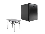 Kings Stayzcool 85L Fridge Freezer -12V/24V -Upright + Aluminium Roll Up Camping Table