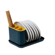 1Pc Kitchen Rack Storage Holder Drainer Bowl Tableware Plate Portable Drying Rack Home Shelf Dinnerware Organizer