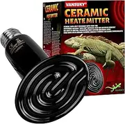 Vansuky AC220V-240V Reptile pet tools Flat Type Infrared Ceramic Heat lamp (Reptile/PET/Amfibian/Poultry) (75W)