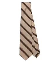 [Barba] silk tie One Size Neutrals