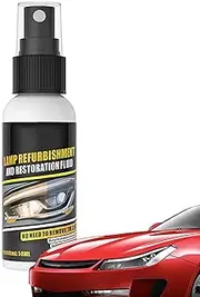 Car Light Cleaner Headlight, Long-Lasting 50ml Car Scratch Remover Heat Resistant, Car Detailing Kit, Uv Protection Head Light Cleaner for Cars, Protective Headlight Restoration Puchen