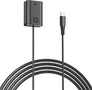 F1TP ACPW20 USB-C Power Adapter Kit NP-FW50 Dummy Battery Compatible for Sony Alpha A6400, A6500, A6300, A6100, A6000, A5100, A7, A7II, A7RII, A7SII, A55, RX10,Zv-E10,Cameras