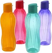 [Tupperware] Aquaslim Flip Top Water Bottle 750ml - 4pcs set (multicolor)