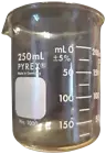 Pyrex -250ml Glass Beaker Laboratory Chemistry Lab Measuring Glassware Volumetri