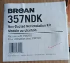 Broan Non-Ducted Recirculating Kit 357NDK. New in box. Free Shipping