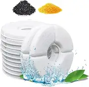 12-Pack Replacement Filters for Cat Fountain | Pet Water Fountain Filters | Activated Carbon Filters
