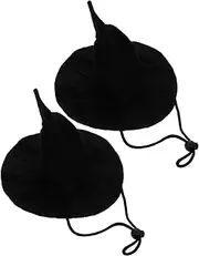 Totority 2Pcs Pet Halloween Hat Comfortable Headdress for Dogs Cats Unique Design for Cosplay Parties Festivals for Pet Costume Fun