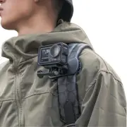 Backpack Shoulder Strap Mount Clamp Mount for Gopro, 360 Degree Rotation, Bac...