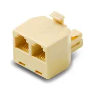Alogic RJ12MSR RJ12 Modular Line Splitter Split a Single to RJ12 Output to 2 Outputs