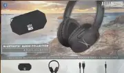 Altec Lansing Bluetooth Audio Sound Kit-BLACK w/Mini H20 speaker/Headphones -NEW