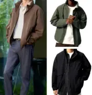 UNIQLO Windproof Stand-up Blouson Hooded Water Resistant 4 Colors Unisex