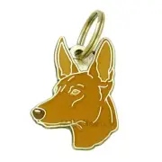 Dog name ID Tag Pharaoh hound, Engraved, Personalized, Handmade, Key chain