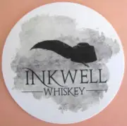 INKWELL WHISKEY 3 3/4 inch COASTER Mat, Shmidt Spirits, Beltsville, MARYLAND