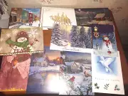 Lot 20 Merry Christmas Holiday Holidays Greeting Cards Season's Greetings #2