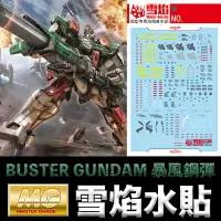 在飛比找樂天市場購物網優惠-【鋼普拉】雪焰水貼 螢光版 BANDAI 鋼彈 MG 1/1