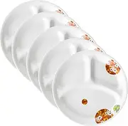 [CORELLE] J310-BBFL CP-1710 Lunch Dish, Large Size, Set of 5, Plates, Shatter-Resistant, Lightweight, Microwave Safe, Oven Safe, Dishwasher Safe, Bonbon Flair