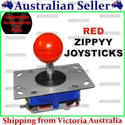 New: ZIPPYY Joystick – 2-4-8 WAY (Short Stick) (RED) ARCADE or MAME