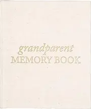 Grandparents Book by Duncan & Stone (Ivory, 72 Pages), Grandma Book Memory Journal - Legacy Journal for Grandpa & Grandma Memories - Ideal Grandpa Gift or Grandmother Gift