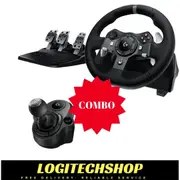 Logitech G920 Driving Force Racing Wheel for Xbox One & PC + Driving force shifter