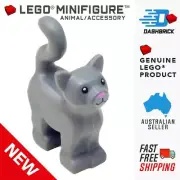 LEGO® Animal - Cat, Standing, Light Grey Chest, Dark Grey [13786pb09] NEW