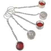 BOOBRIE 5-Pack UHF/N-Type Dust Cap UHF RF SO239 Connector Red