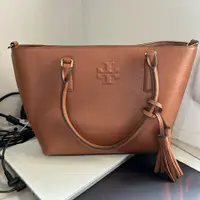 在飛比找PopChill優惠-[二手] Tory Burch 荔枝牛皮 流蘇托特包