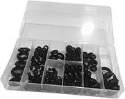 180pcs Set Ring Gasket Sealer Rubber Gasket Rubber Seal Black