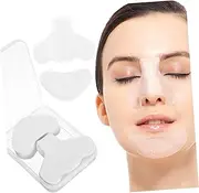 KAILIKETIY 200 Pcs Sticker Paper Nose Paper Chin Cleansing Patches Nose Strip Nasal Pads Pore Strips Nose Deep Cleansing Pore Strips Nose Patches for Blackheads Face Patches Pure Cotton White