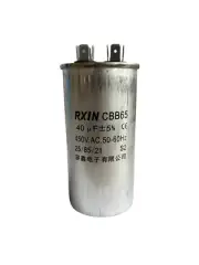 40/5 uF 40+5 MFD Capacitor 370 or 450 VAC Single Run Capacitor AC Universal