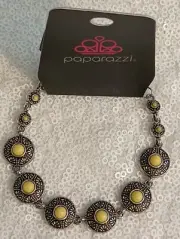 Paparazzi Jewelry Yellow Bracelet Springtime Special Silver