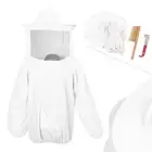 Bee Keeping Adult Jacket +Gloves +Brush +J Hook Hive Set of Beekeeper Tools Kit