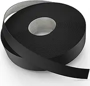 YANYE Black Edge Banding, 2 inch x 25ft roll of Wood Veneer Melamine Edge Banding Preglued, Tape Banding for Cabinet Repair Furniture