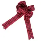 Rustic Christmas Bow Bowknots Xmas Tree Topper Ornament Pendant Decor